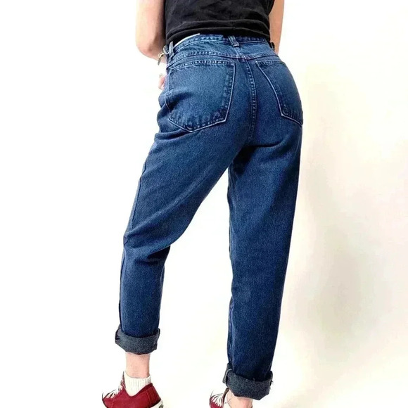 ⚡️ZOOMP⚡️ Vintage Y2k Aesthetics High Rise Raw Hem Denim Jeans - 6 - Picture 5 of 11